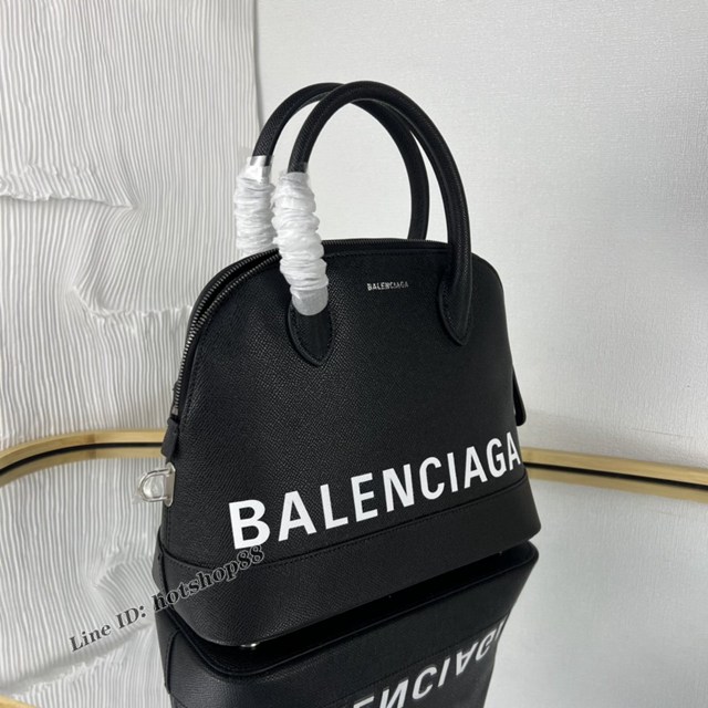 Balenciaga專櫃爆款新版/銀色LOGO大號手提貝殼包 巴黎世家原單大字母貝殼包 fyj1982